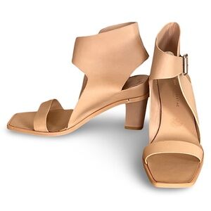 SAINT & LIBERTINE SZ 7.5 - Marbella Putty healed  Ankle Cuff Jute Sandal